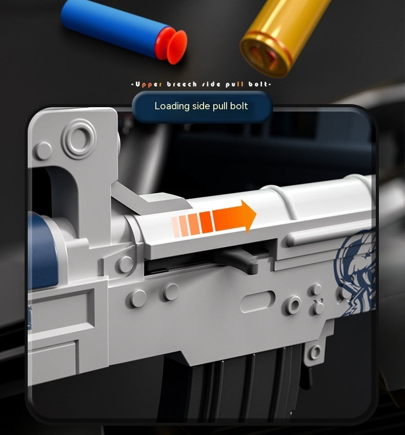 Manual Shell Throwing Soft Bullet Toy Gun