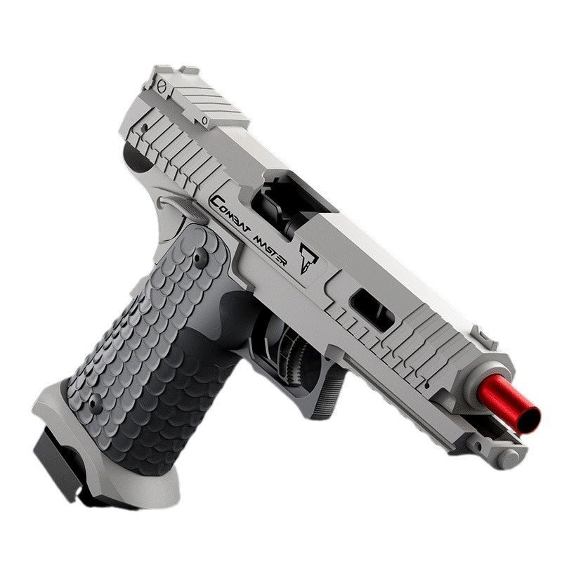 Tactical Master Pull Bolt Continuous Hair Throwing Shell Pistol Toy Gun Mechanical