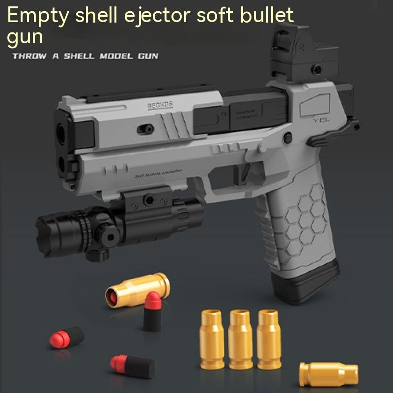 Gun Toy Simulation Nylon Throwing Soft Bullet