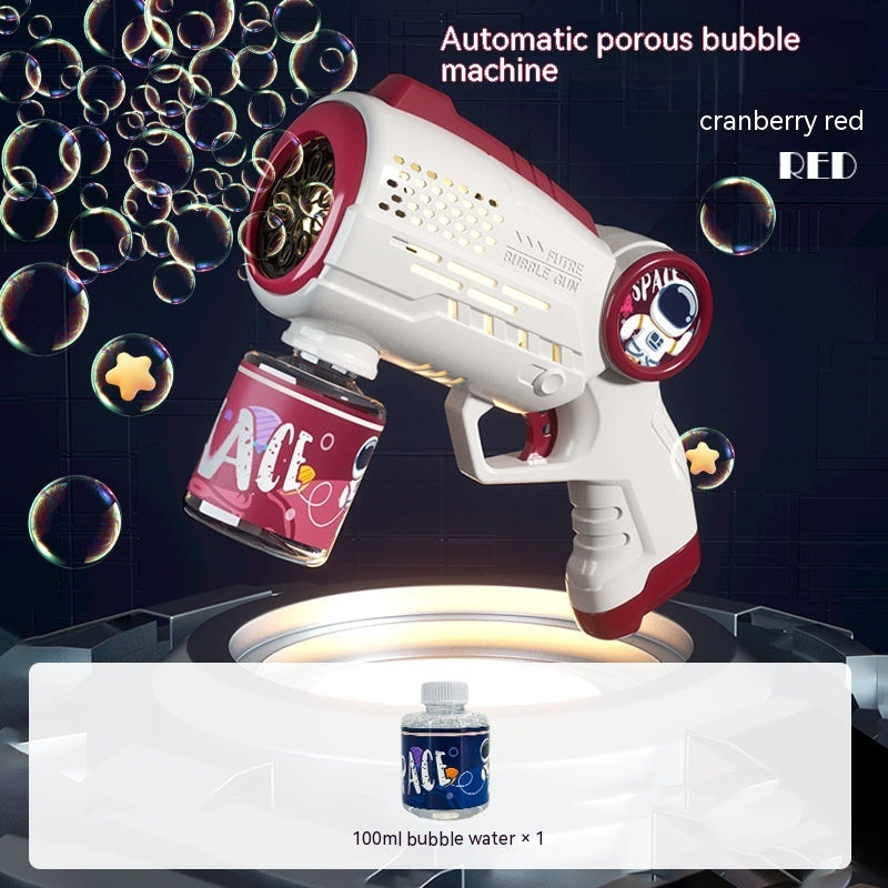 Space Bubble Gun Electric Fully Automatic Children's Handheld