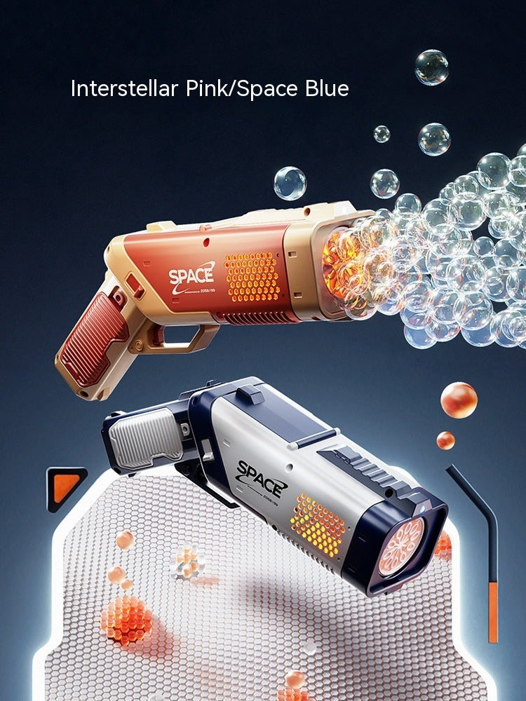 Space Gun Handheld Porous Bubble Machine