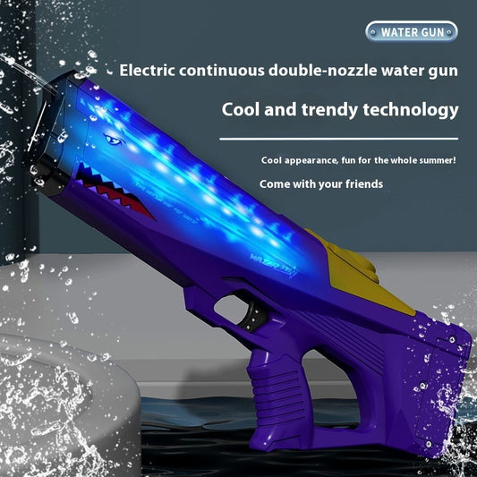 Electric Water Gun Automatic Continuous Laser Large Capacity Water Toy